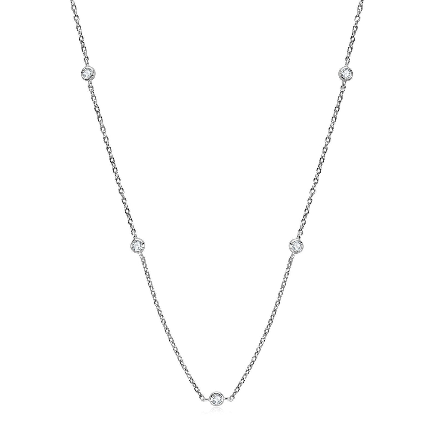 Simple Elegance: Women's Clavicle Necklace with Geometric Pendant