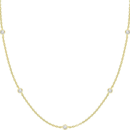 Simple Elegance: Women's Clavicle Necklace with Geometric Pendant