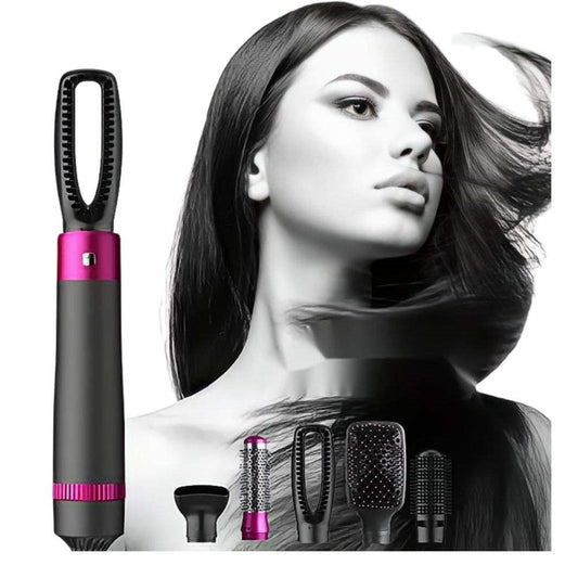 Professional 5-in-1 Hot Air Brush with Ionic Drying and Styling
