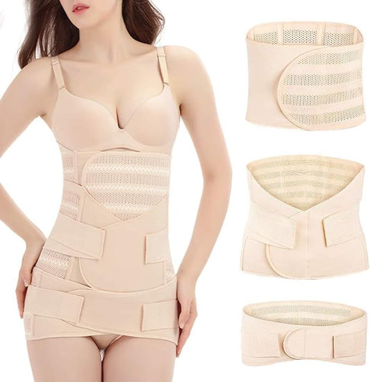 3-in-1 Postpartum Recovery Belt – Body Shaping, Back Pain Relief & Support