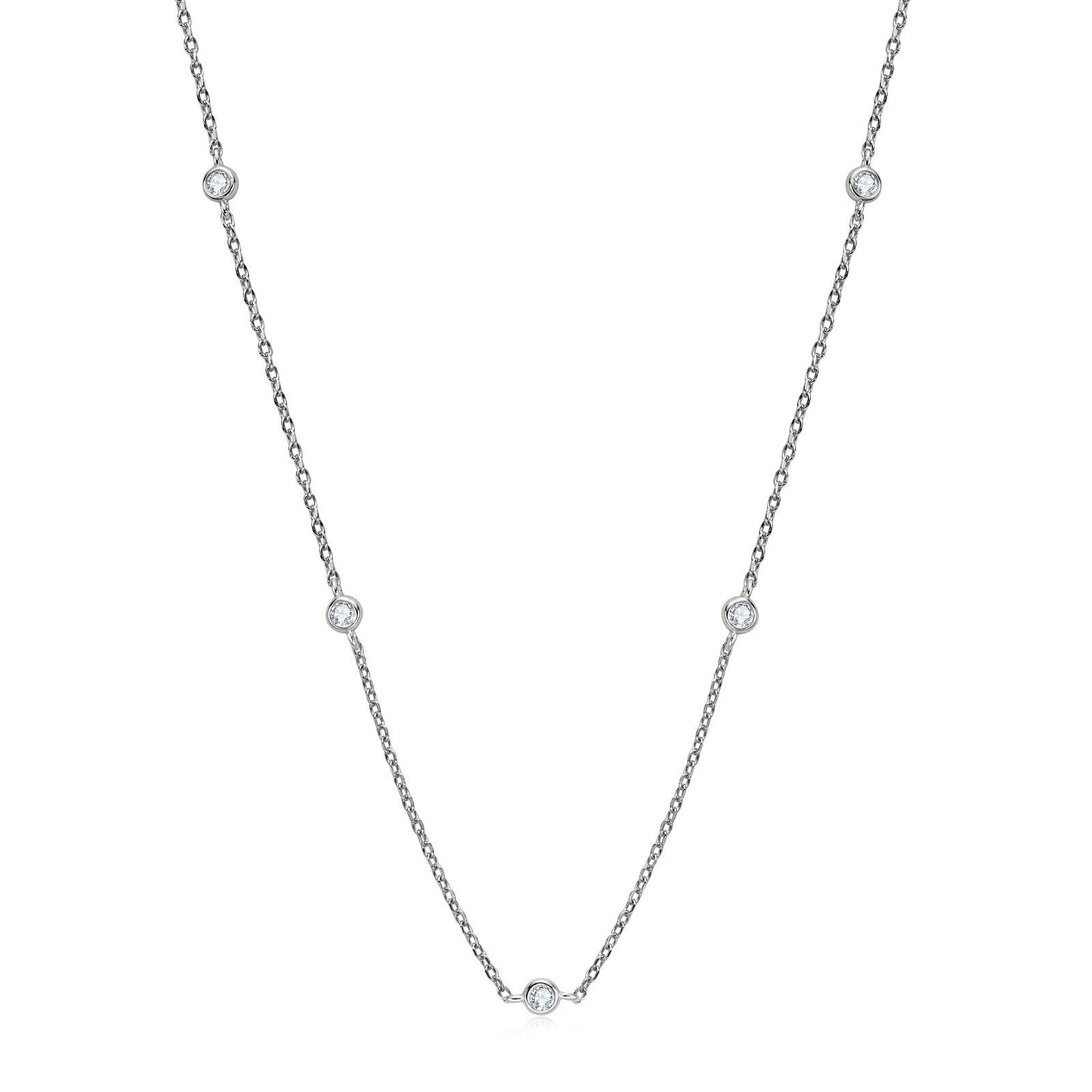 Simple Elegance: Women's Clavicle Necklace with Geometric Pendant