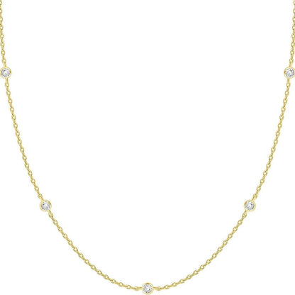 Simple Elegance: Women's Clavicle Necklace with Geometric Pendant