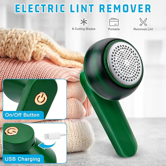 ✨ USB Electric Lint Remover Rechargeable Fabric Shaver 🔋