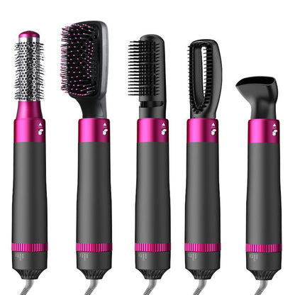 Professional 5-in-1 Hot Air Brush with Ionic Drying and Styling
